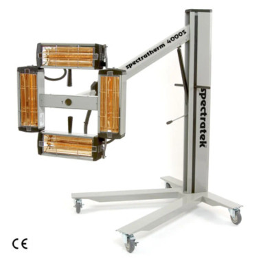 AMH Spectratek 4000SD 4KW (200-240V) Single Head/4 Light Cassettes With Ramp Timer, Heat Sensor, And Distance Sensor