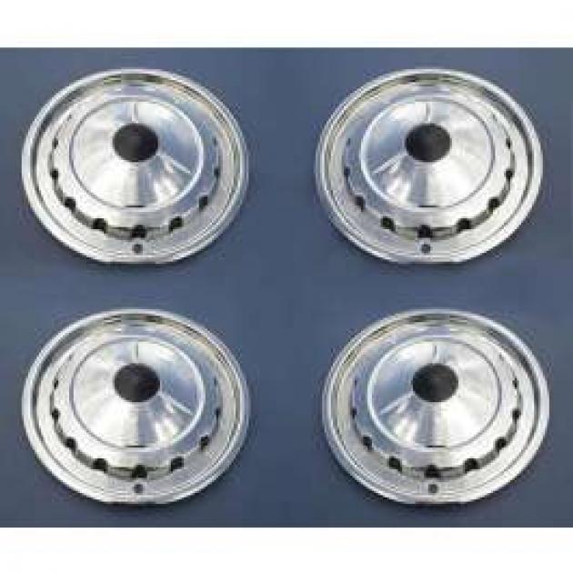 Chevy Wheel Cover Set, Full, Bel Air, 1957