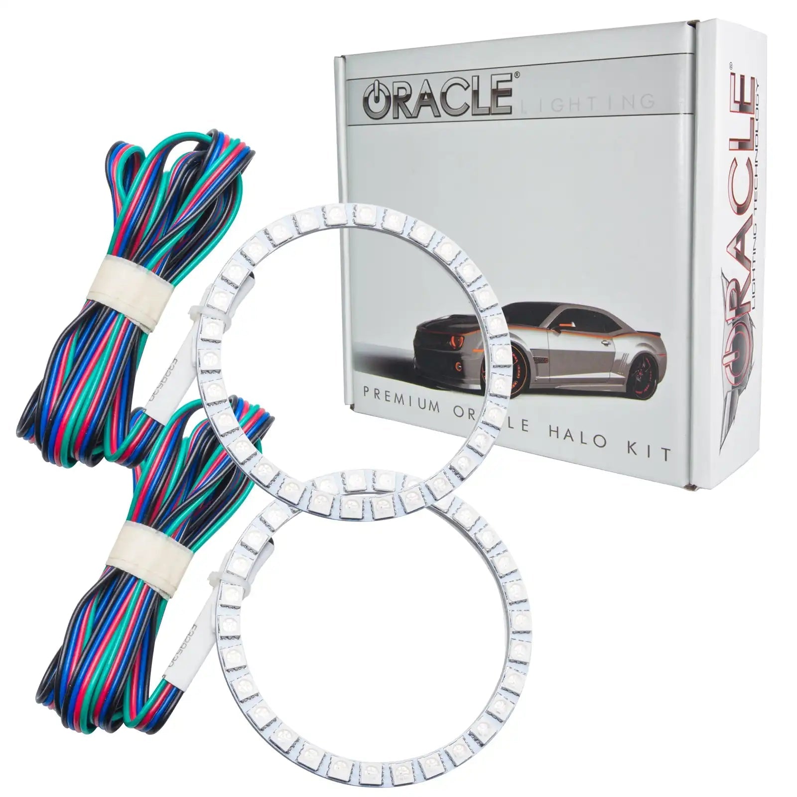 Oracle Lighting 2961-333 2014-2015 GMC Sierra 1500 LED Fog Light Halo Kit - ColorSHIFT - w/No Controller