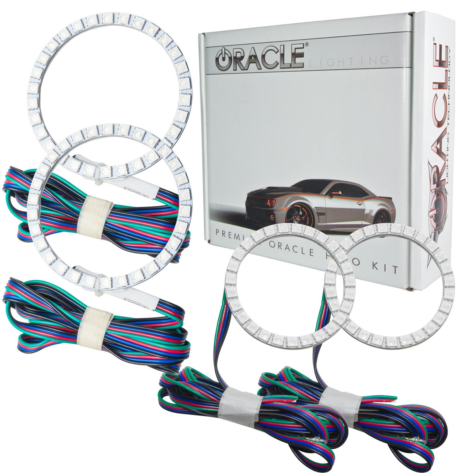 Oracle Lighting 2965-330 2007-2012 Aston Martin Vantage HL Halo - CS - w/RF Ctrl