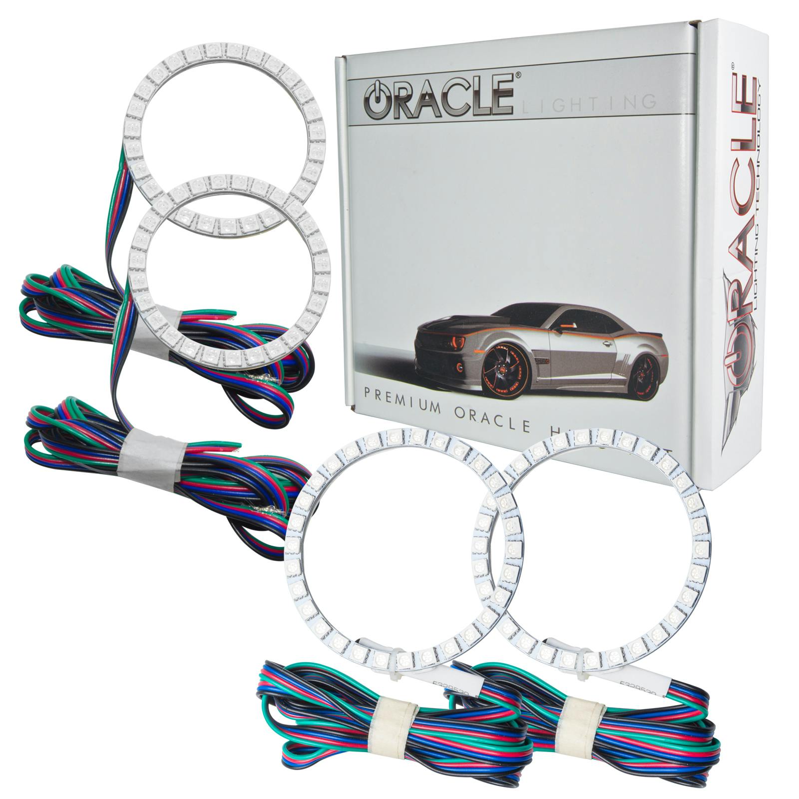 Oracle Lighting 2966-504 2005-2010 Aston Martin Vanquish HL Halo - CS - w/Simple Ctrl