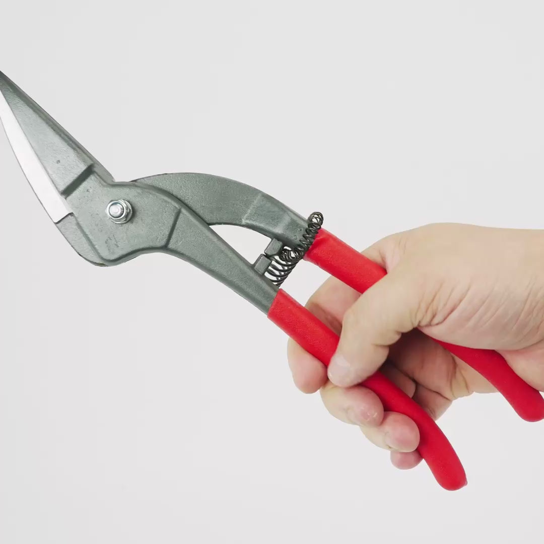 NWS 12" Pelican Tin Snips - Atramentized - Plastic Grip