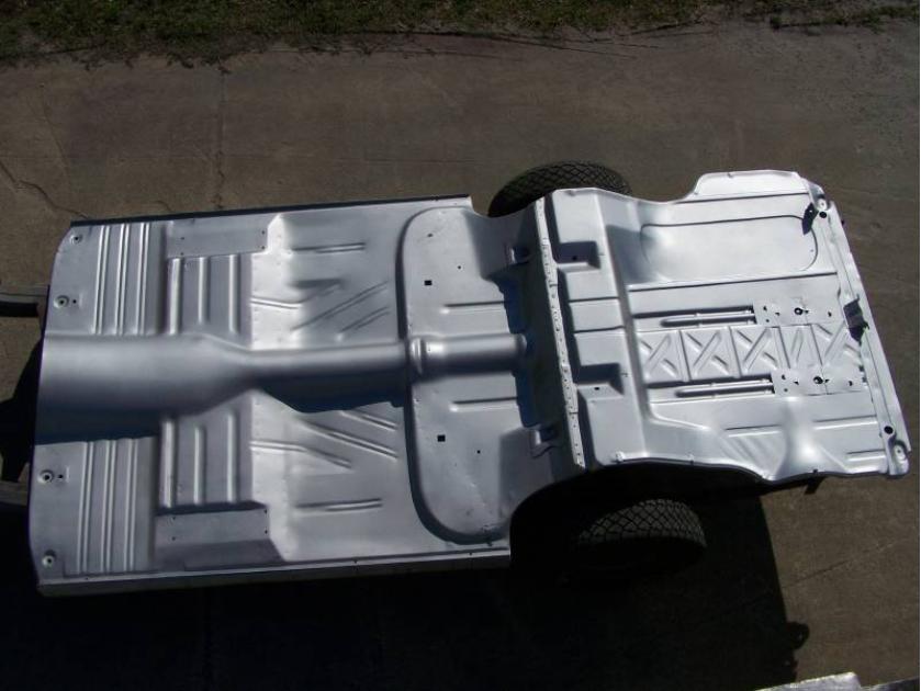 Chevy Floor Pan, One Piece, Spare Tire Delete, 2 Or 4 Door Sedan, 1955-1957