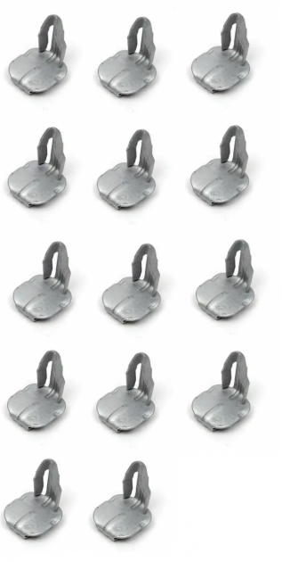 Redline Restomotive 1955-1957 Chevy 14 Piece Inner Post Upholstery Clip Set, 4-Door Sedan Or Wagon