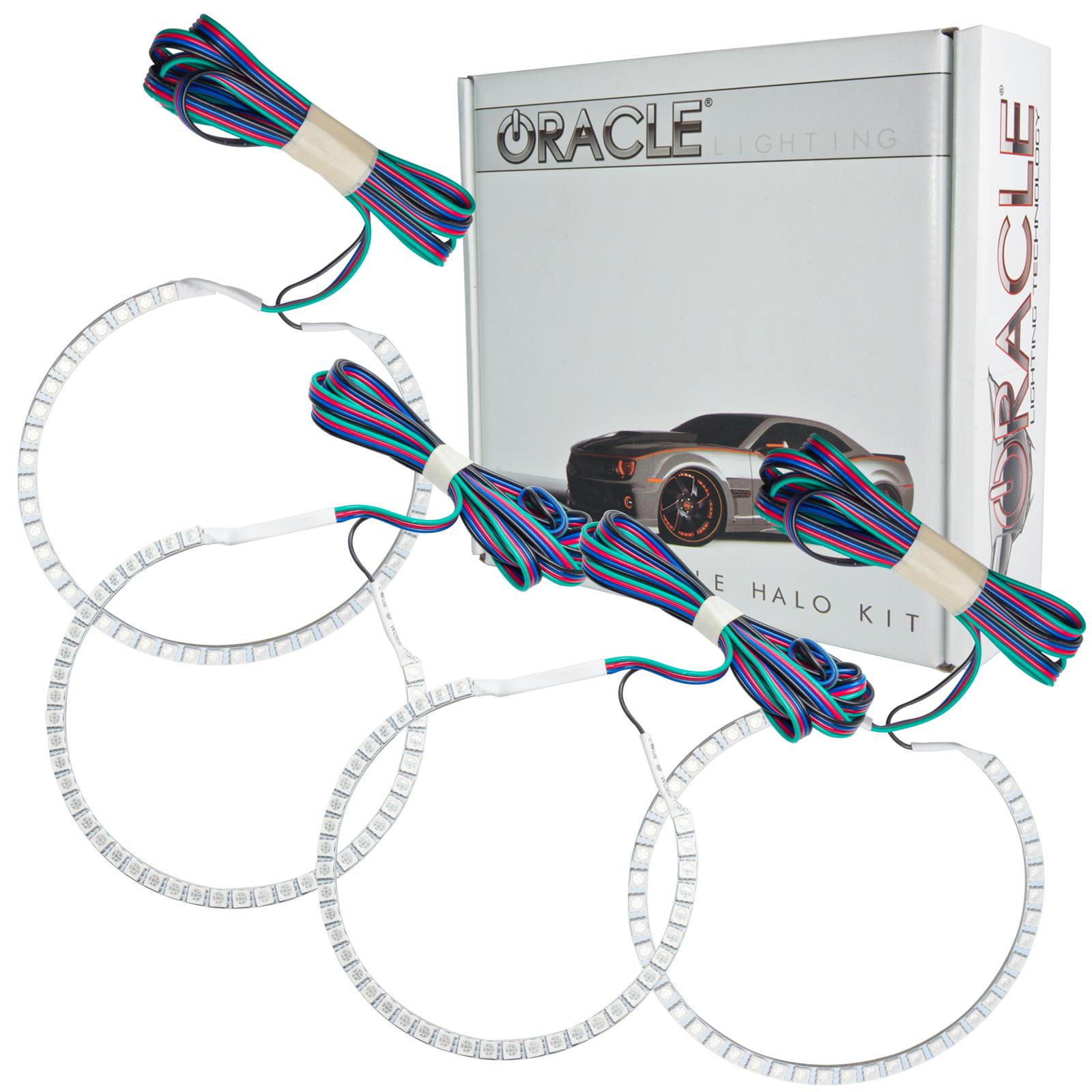 Oracle Lighting 3000-330 2012-2013 BMW 320/328 LED Headlight Halo Kit - ColorSHIFT - w/RF Controller