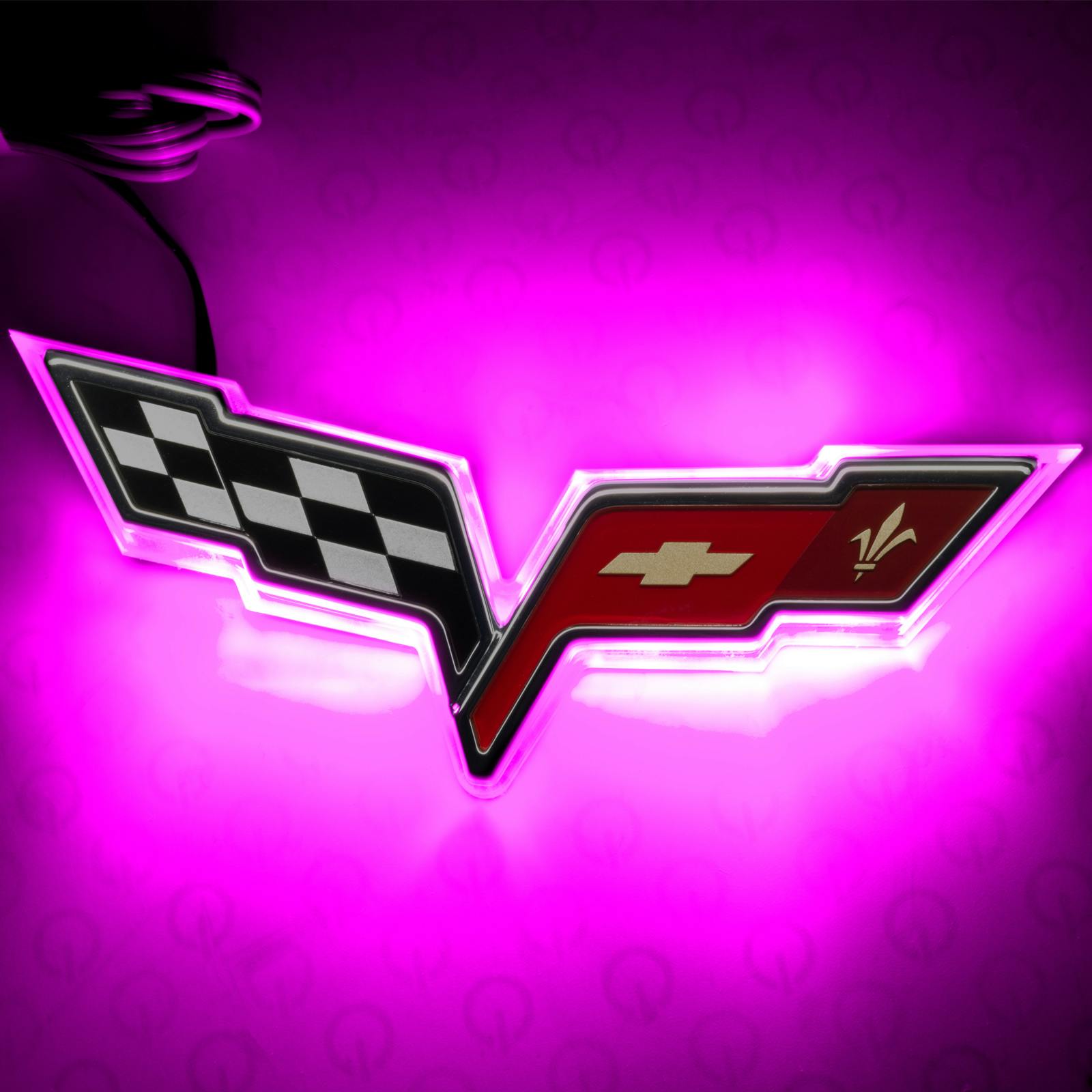 Oracle Lighting 3098-009 2005-2013 Chevy Corvette C6 Rear Illum Emblem - Dual Intensity - Pink