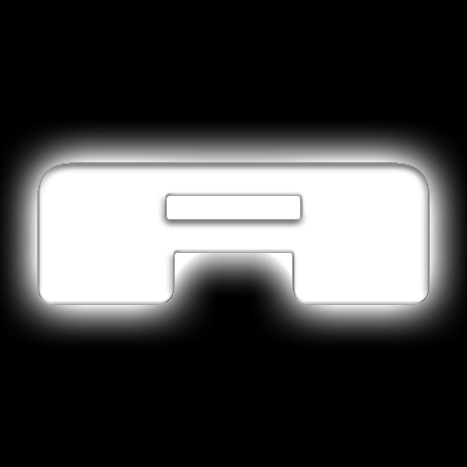 Oracle Lighting 3140-A-001 Universal Illuminated LED Letter Badges - Matte White Surface Finish - A - White