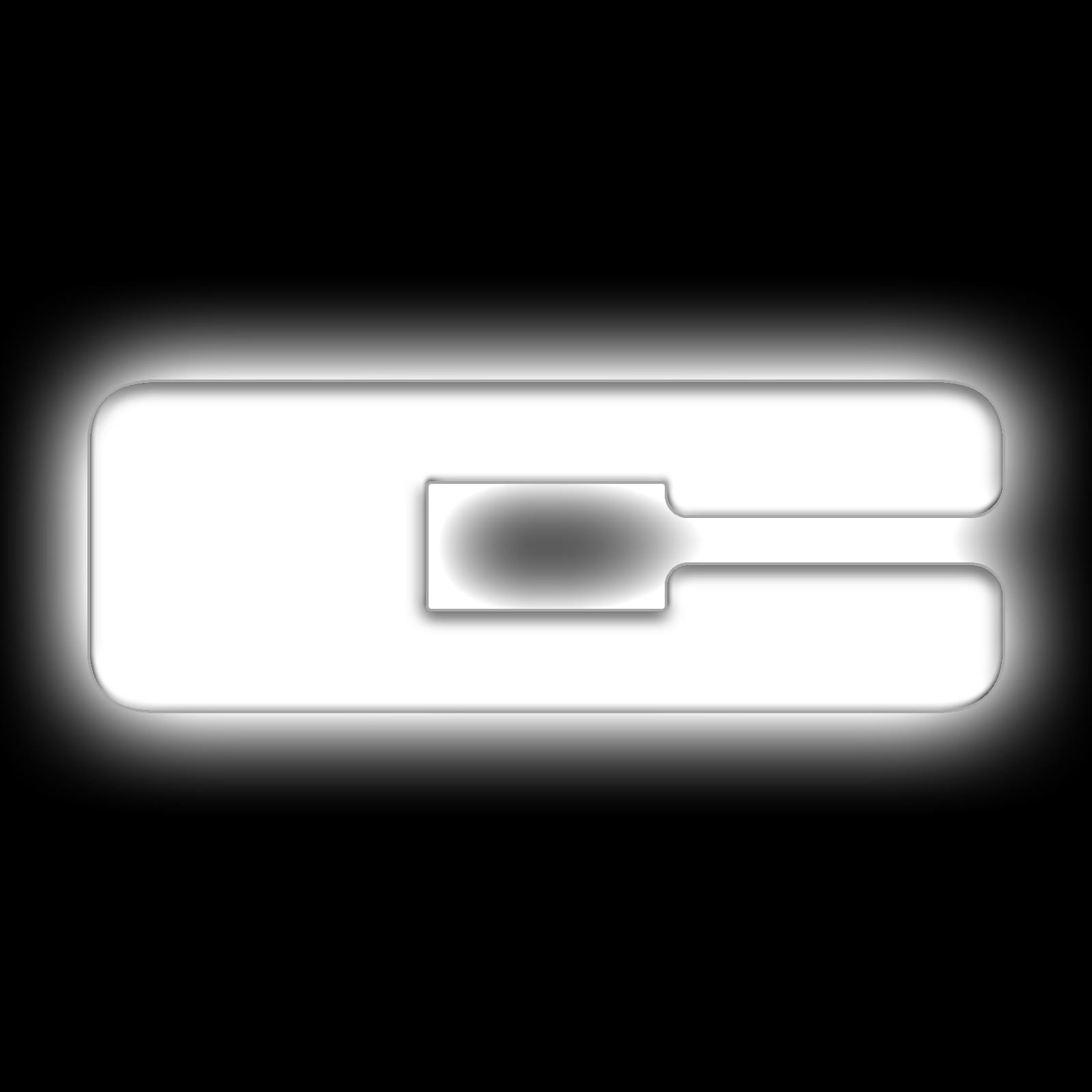 Oracle Lighting 3140-C-001 Universal Illuminated LED Letter Badges - Matte White Surface Finish - C - White