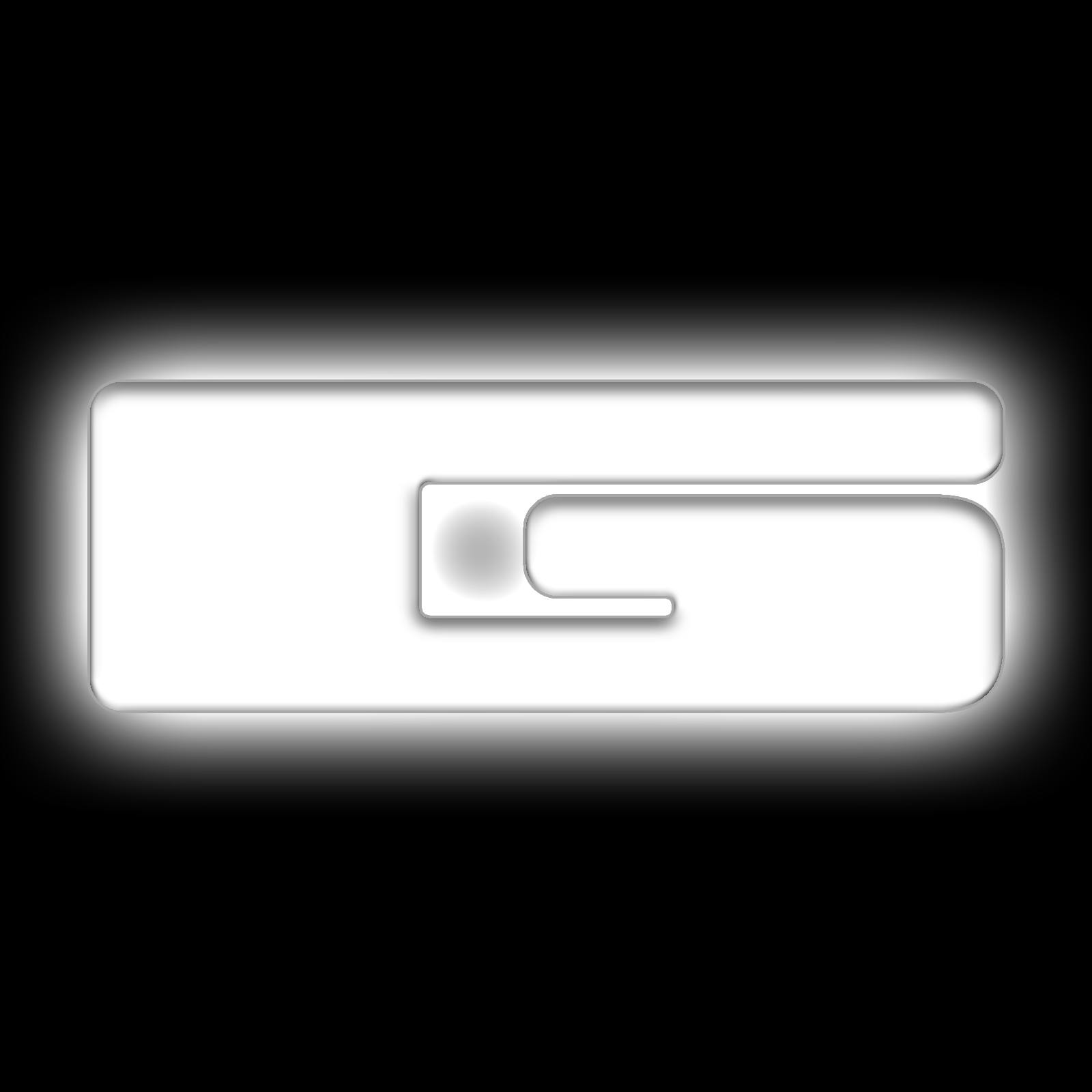 Oracle Lighting 3140-G-001 Universal Illuminated LED Letter Badges - Matte White Surface Finish - G - White