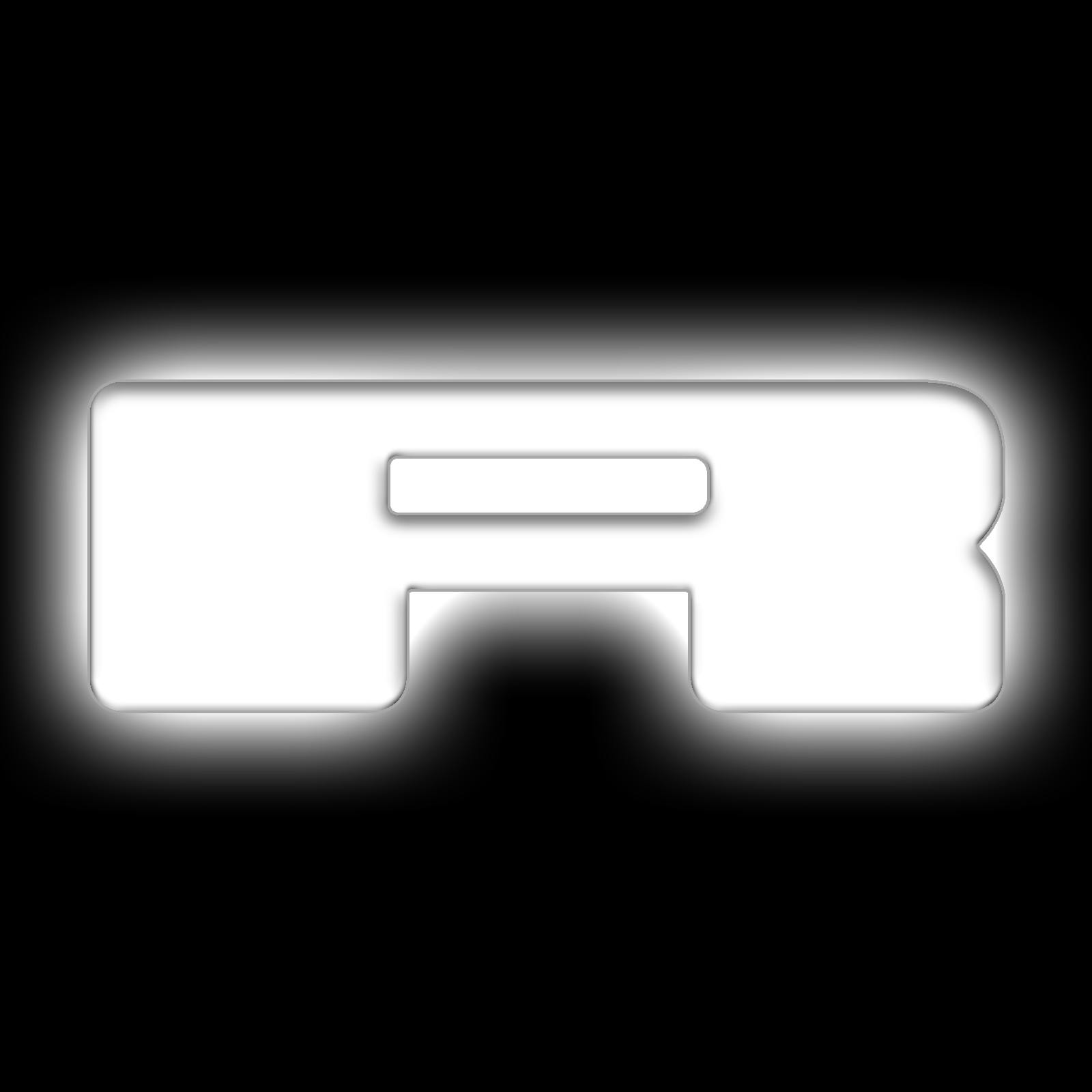 Oracle Lighting 3140-R-001 Universal Illuminated LED Letter Badges - Matte White Surface Finish - R - White