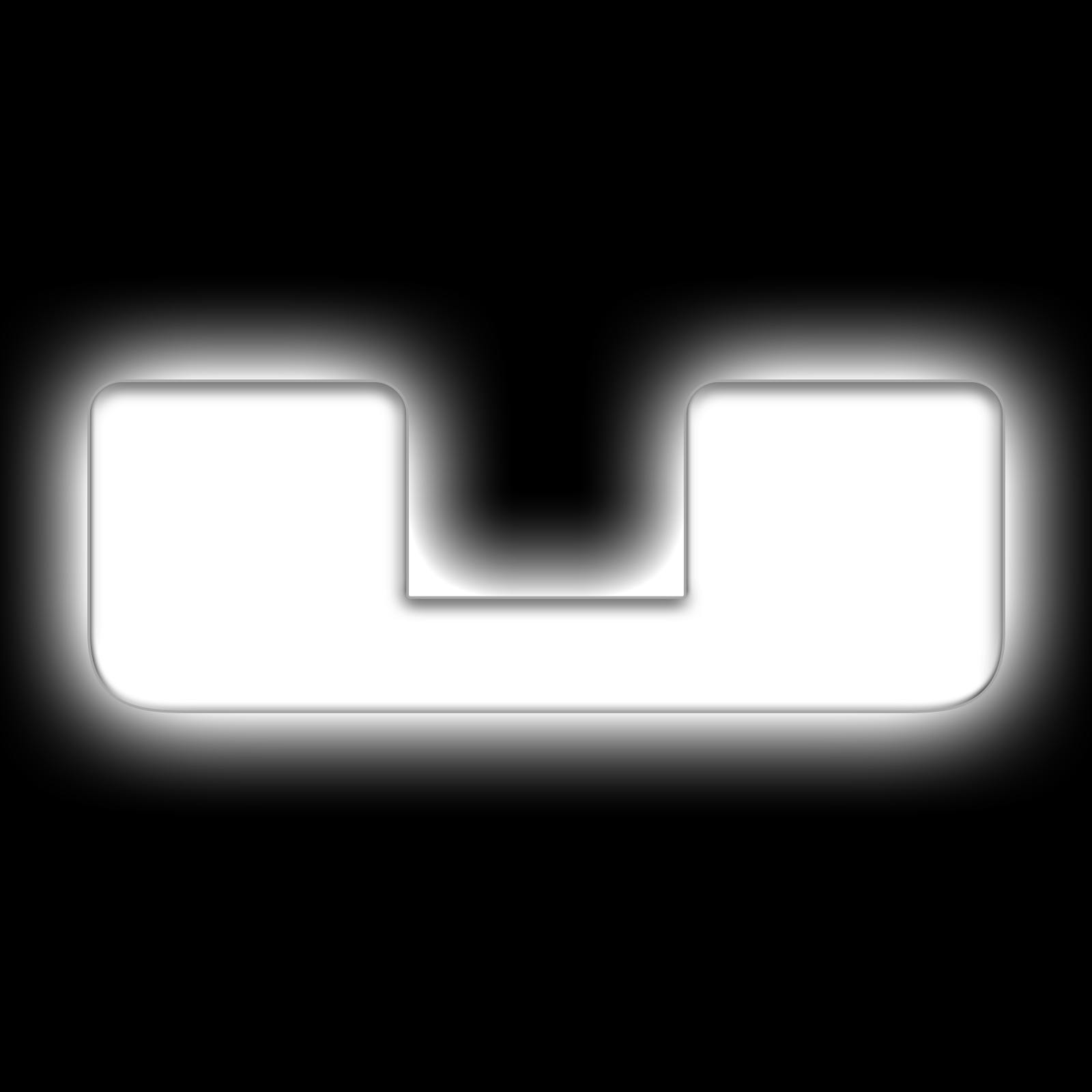 Oracle Lighting 3140-U-001 Universal Illuminated LED Letter Badges - Matte White Surface Finish - U - White