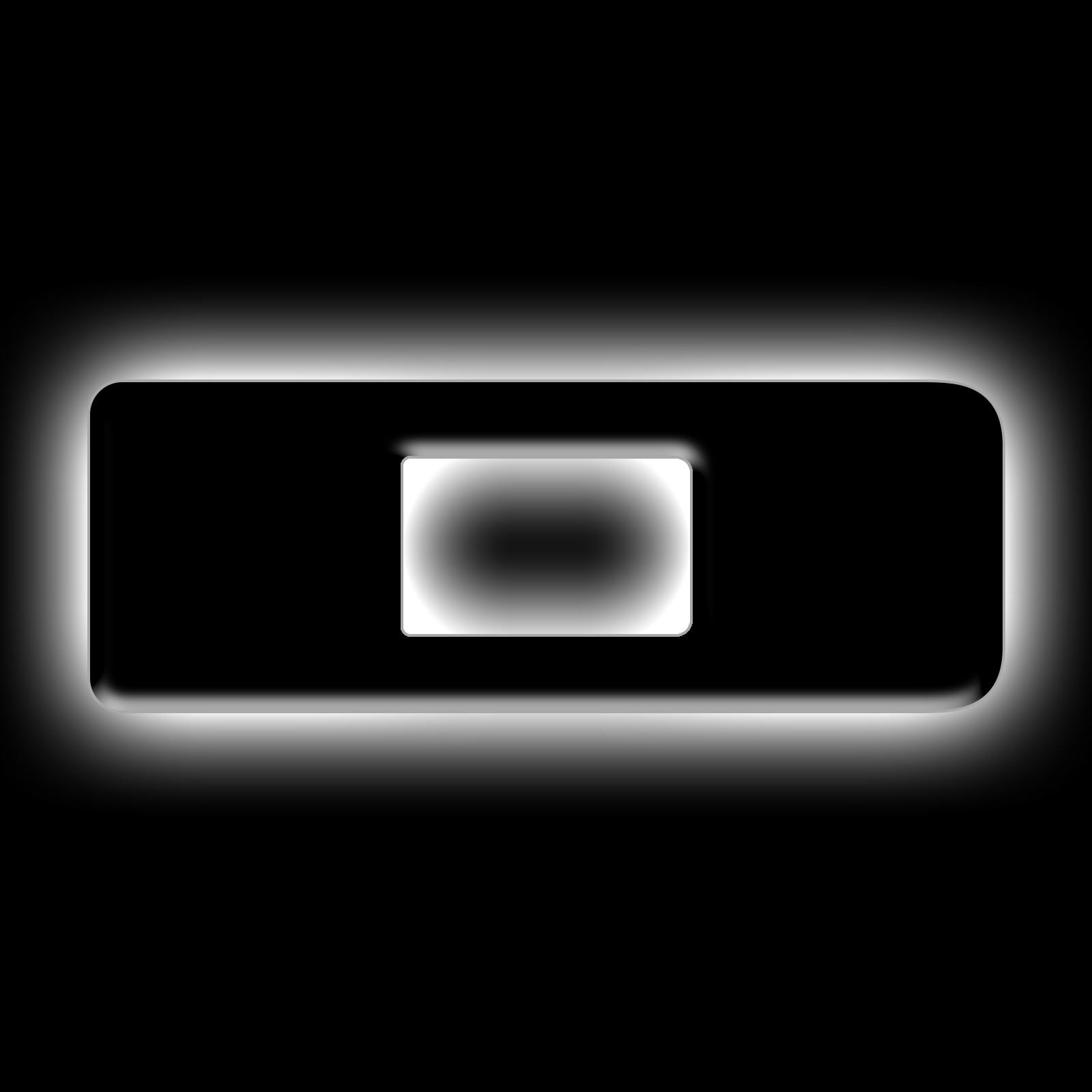 Oracle Lighting 3141-D-001 Universal Illuminated LED Letter Badges - Matte Black Surface Finish - D - White