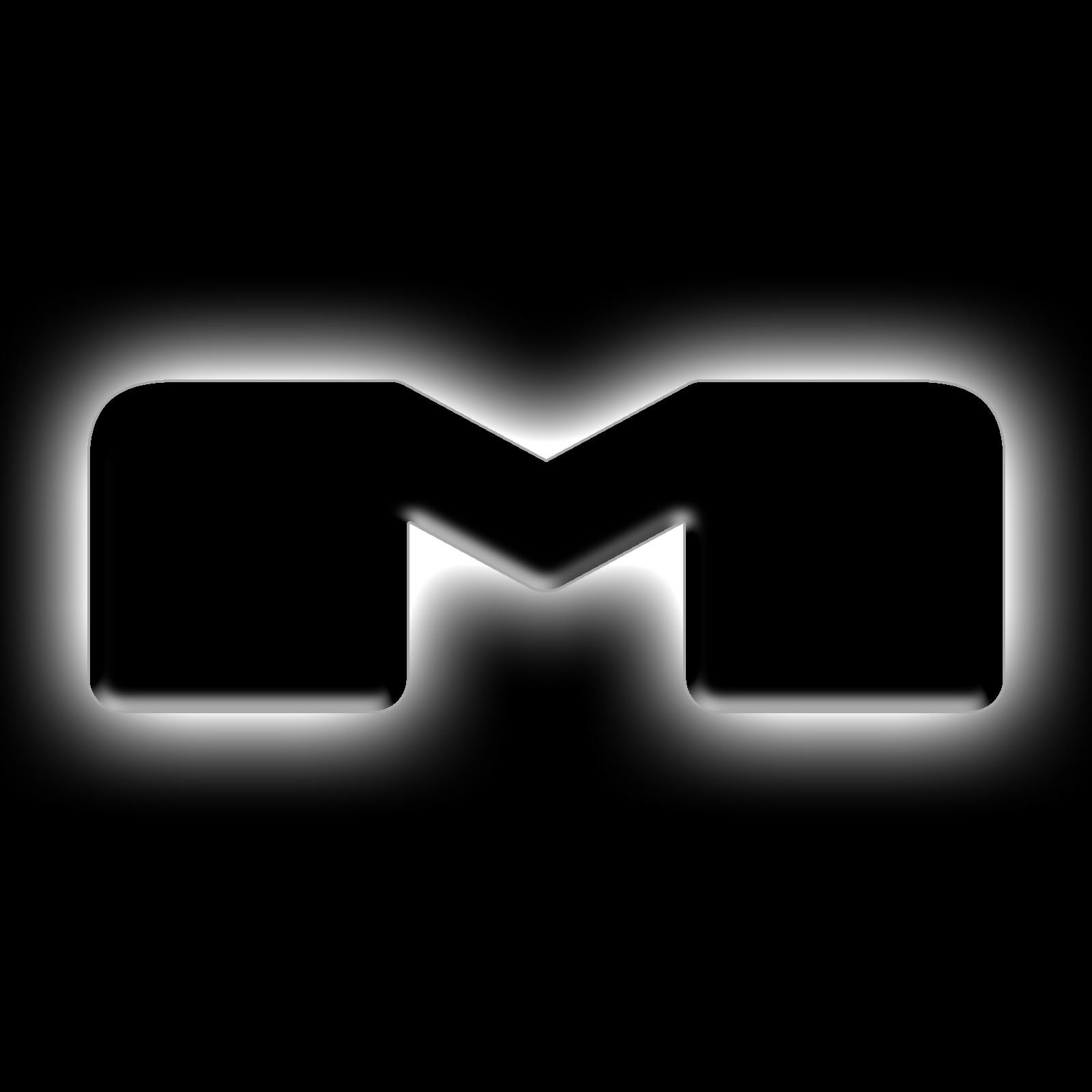 Oracle Lighting 3141-M-001 Universal Illuminated LED Letter Badges - Matte Black Surface Finish - M - White