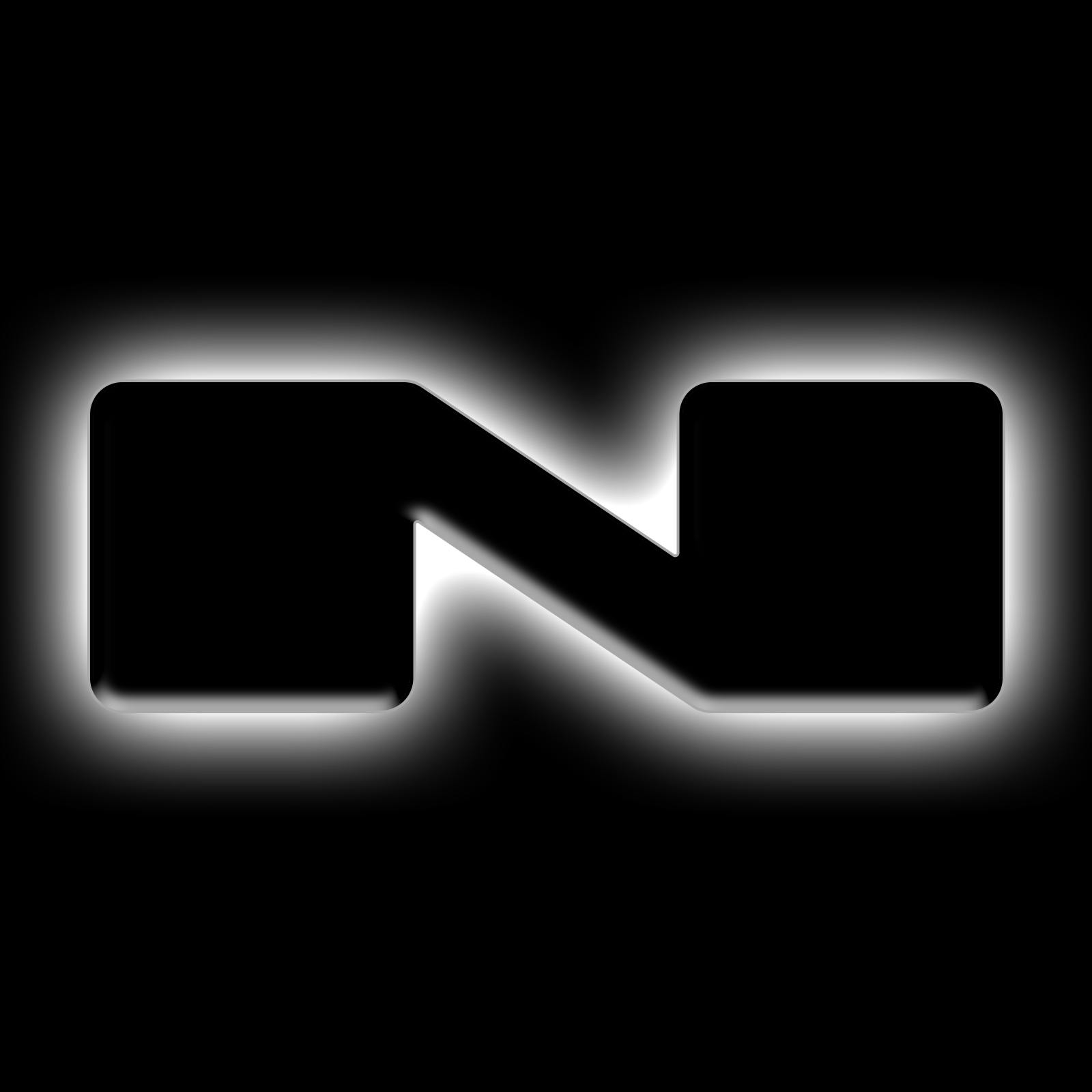 Oracle Lighting 3141-N-001 Universal Illuminated LED Letter Badges - Matte Black Surface Finish - N - White