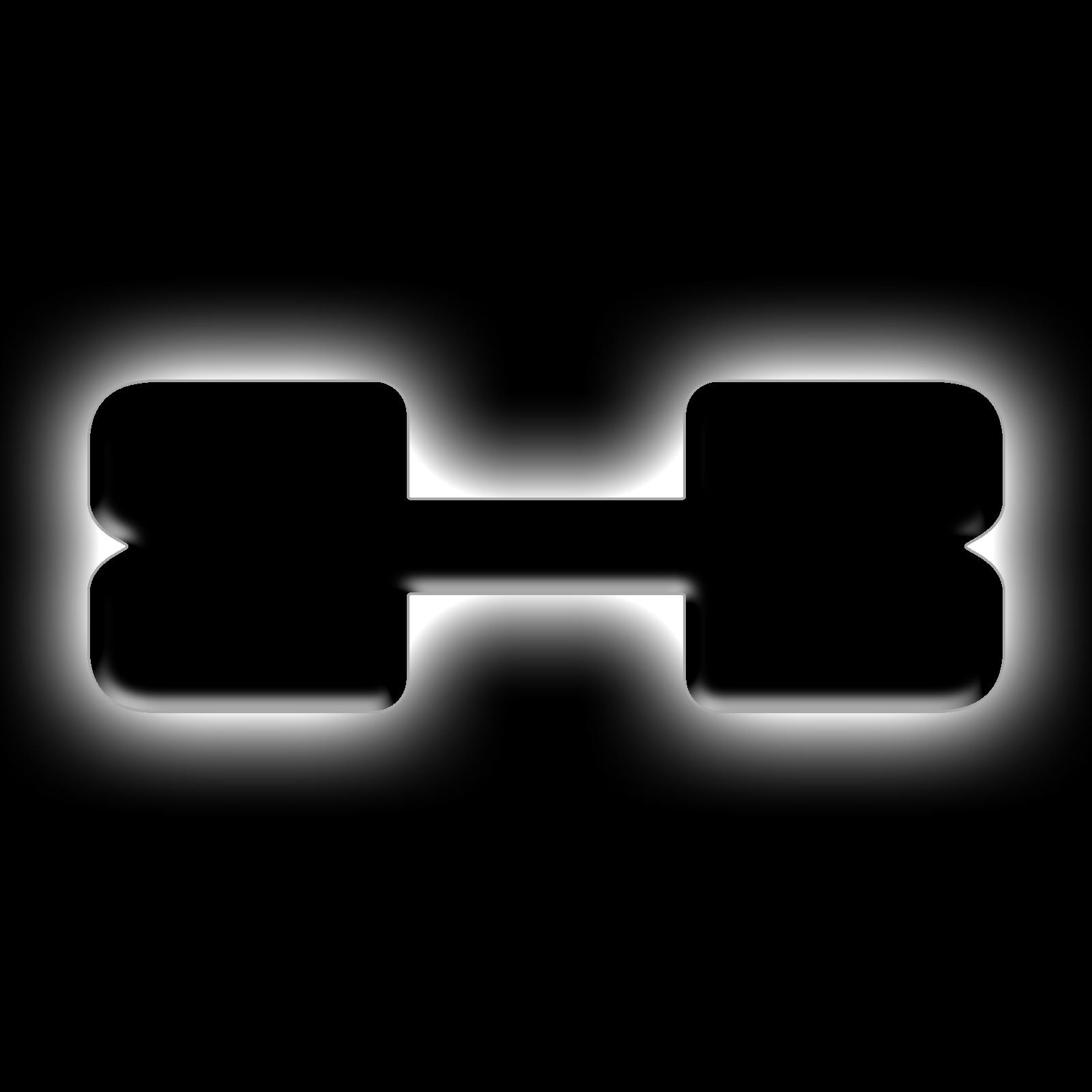 Oracle Lighting 3141-X-001 Universal Illuminated LED Letter Badges - Matte Black Surface Finish - X - White