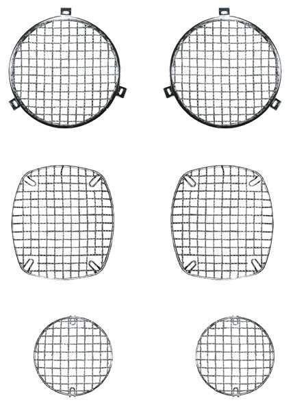Crown Automotive Mesh Light Guard Set for 76-86 Jeep CJ-5, CJ-7 & CJ-8 Scrambler