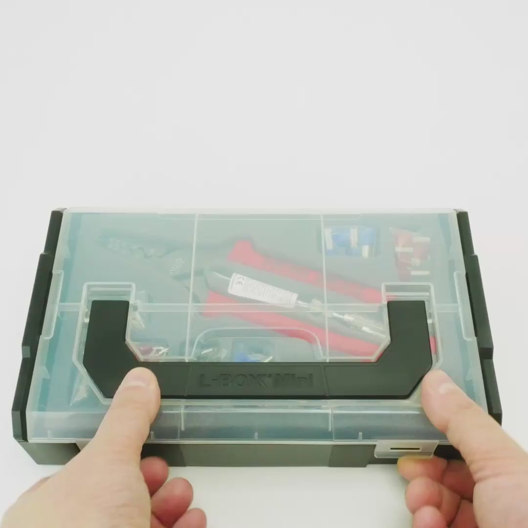 NWS Crimping Pliers and End-Sleeves Assortment with L-BOXX (150 piece)
