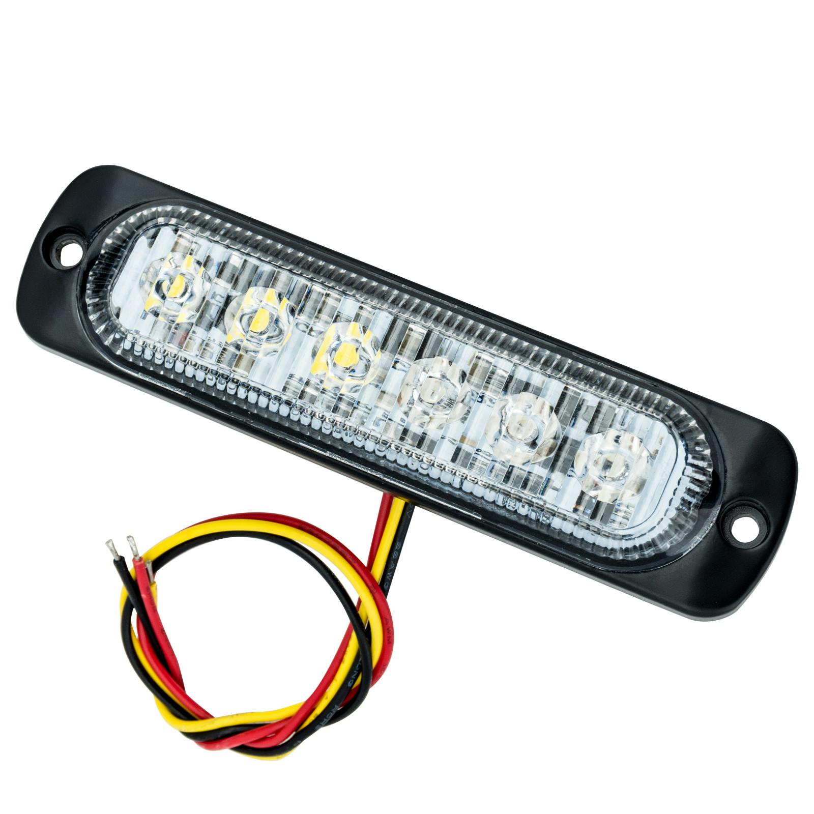 Oracle Lighting 3511-005 6 LED Slim Strobe - Amber