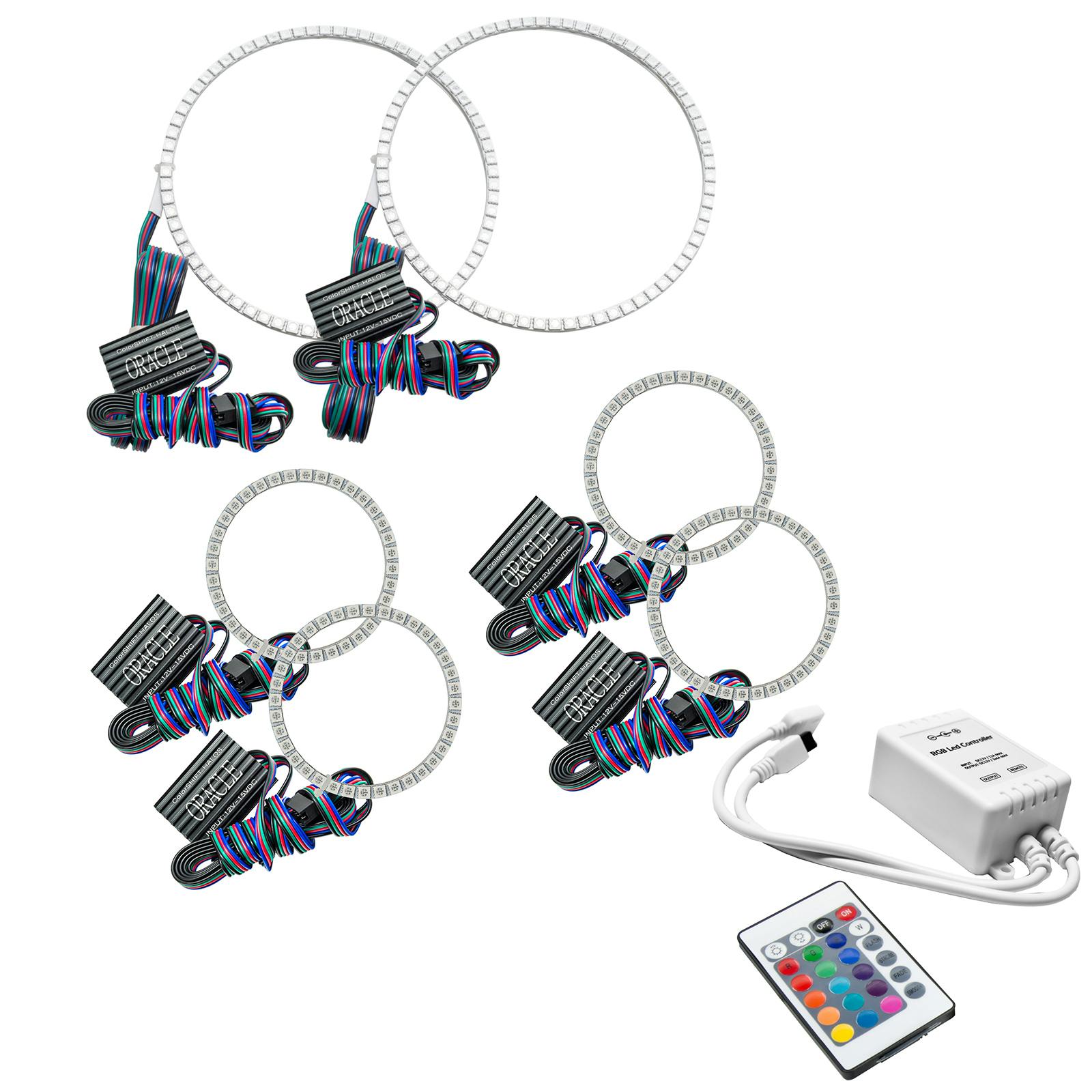 Oracle Lighting 3564-504 2001-2004 Nissan Frontier HL Triple Halo - CS - w/Simple Ctrl