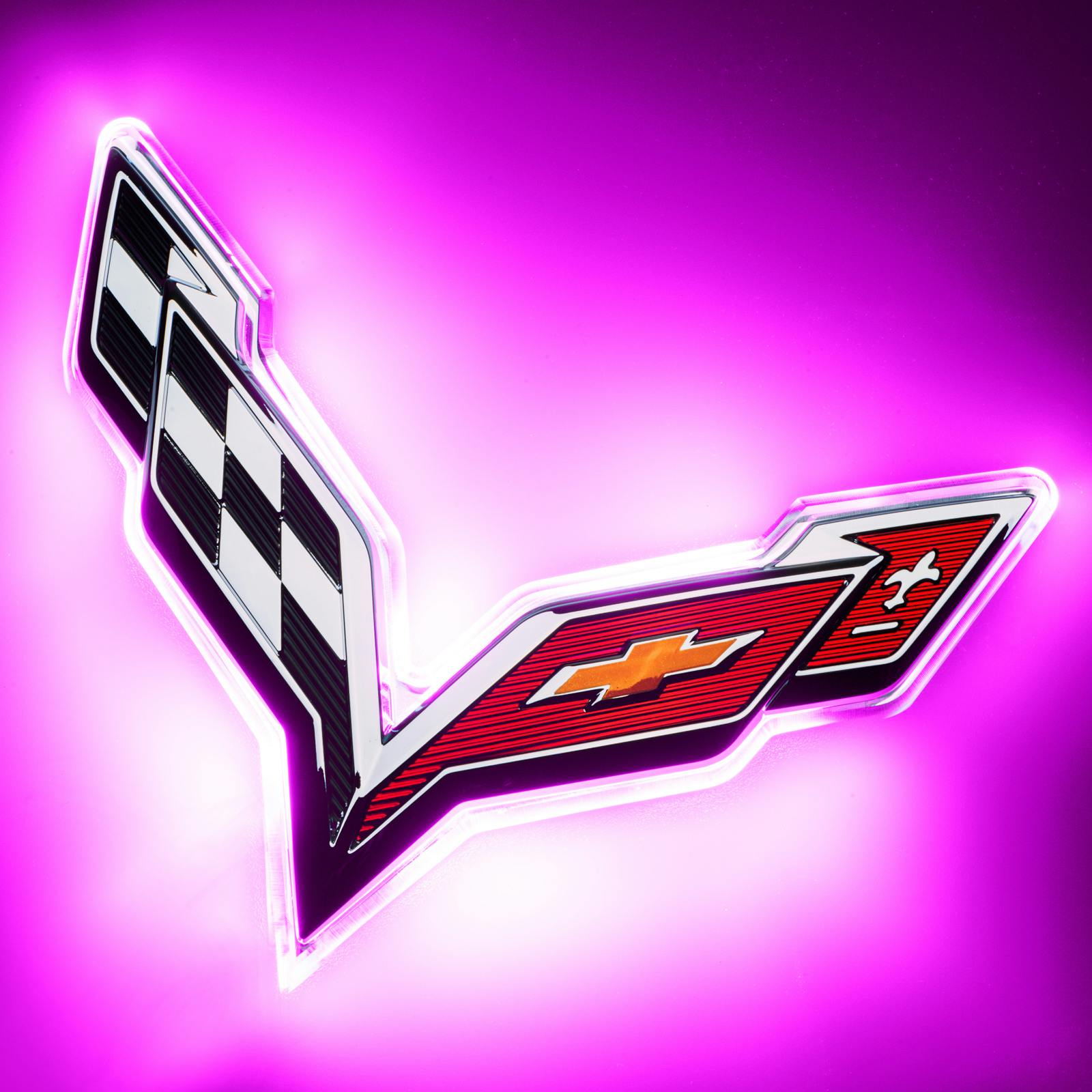 Oracle Lighting 3633-009 2015-2019 Chevrolet Corvette C7 Illuminated LED Rear Emblem - Pink