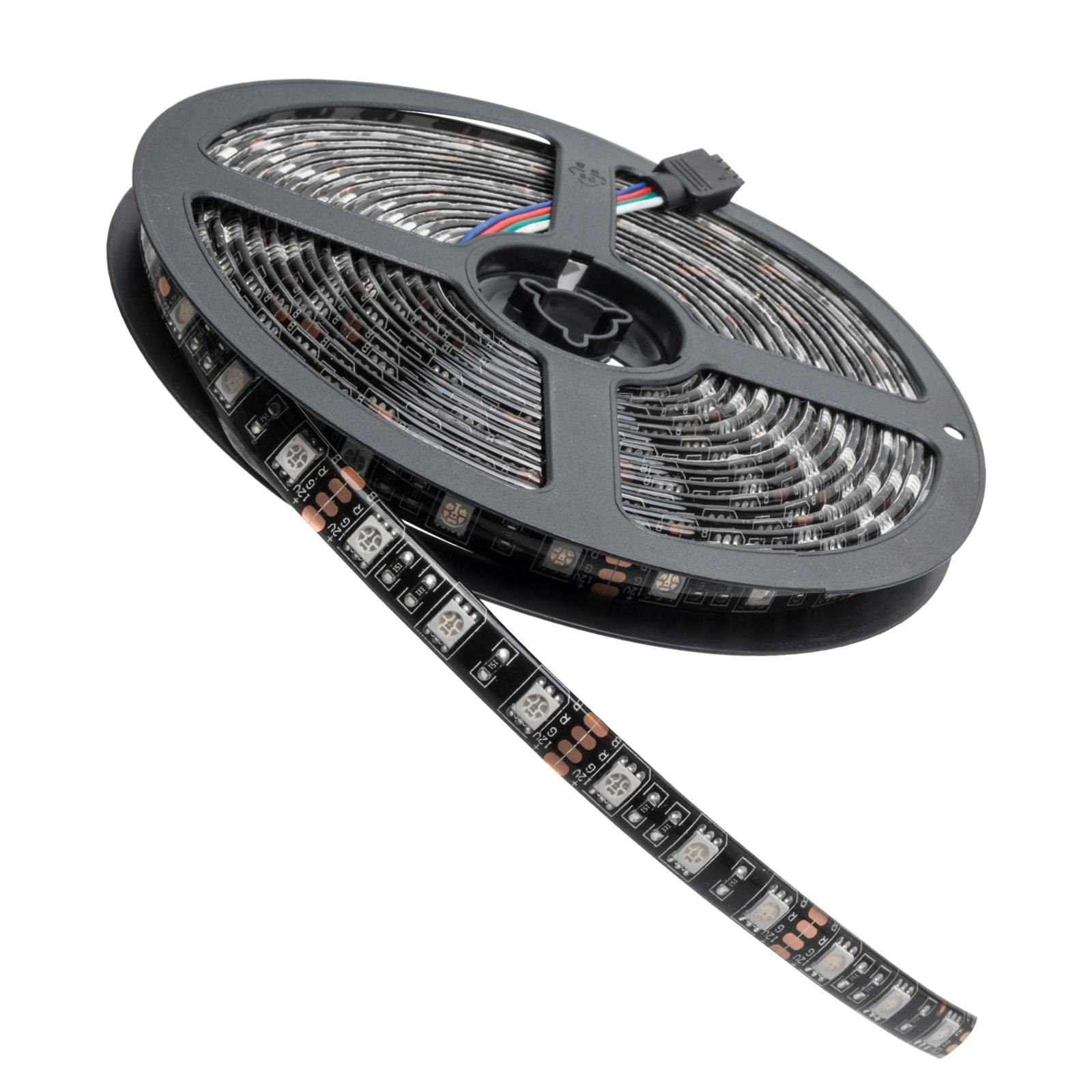 Oracle Lighting 3804-333 Exterior Black Flex LED 12'' Strip - RGB ColorSHIFT