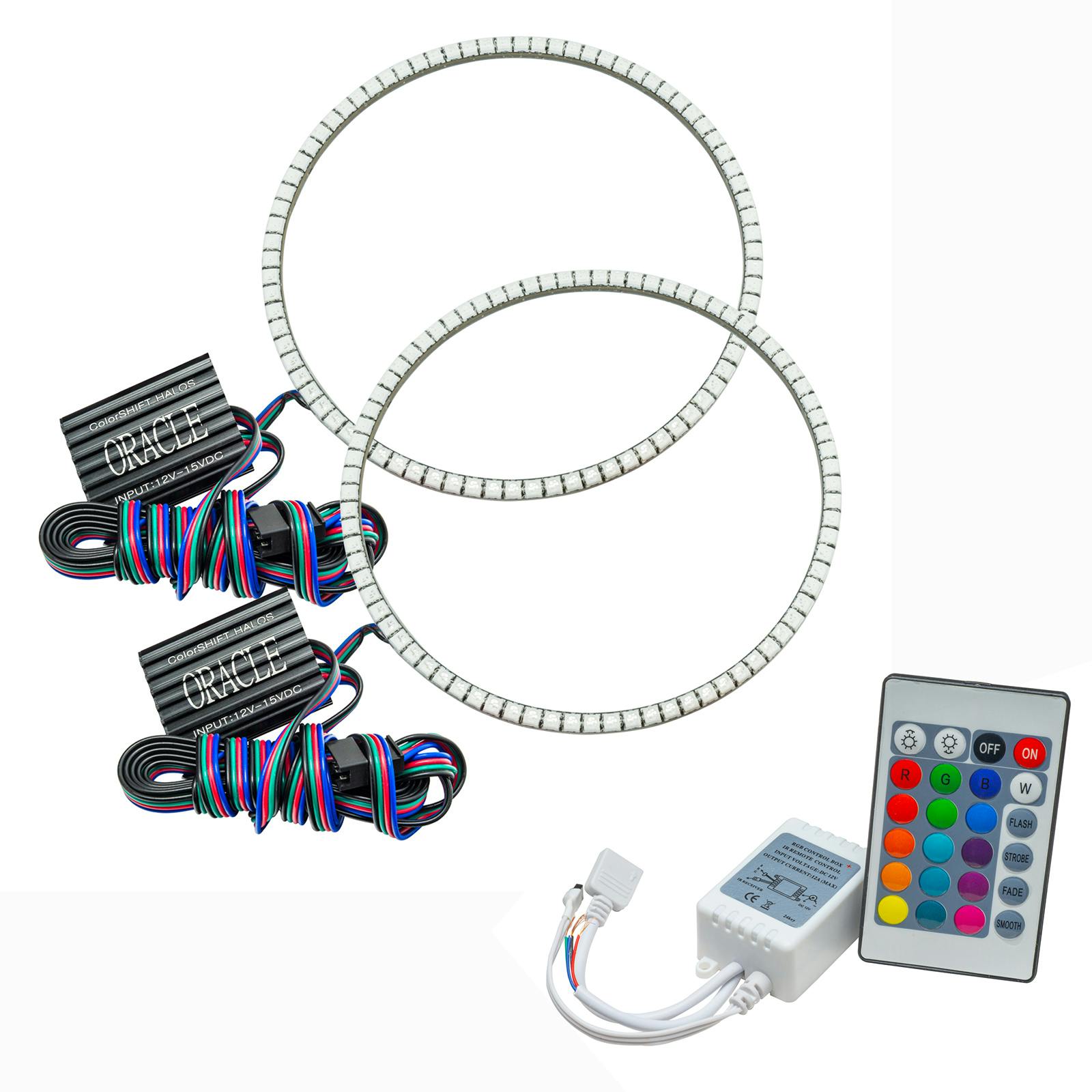 Oracle Lighting 3943-504 2007-2017 Jeep Wrangler SMD HL Halo - CS - w/Simple Ctrl