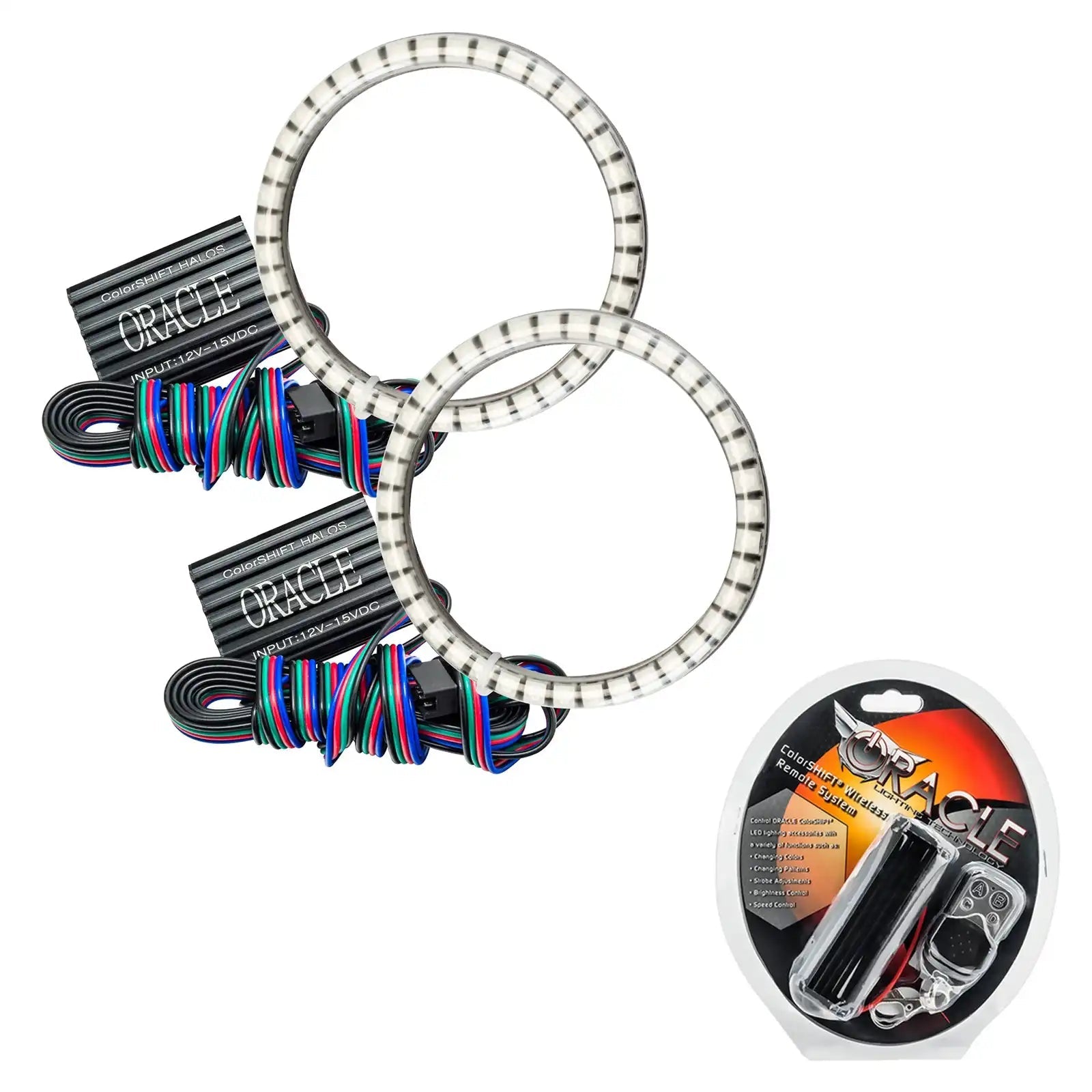 Oracle Lighting 3955-330 2008-2010 Can-Am Spyder LED Headlight Halo Kit - ColorSHIFT - w/RF Controller