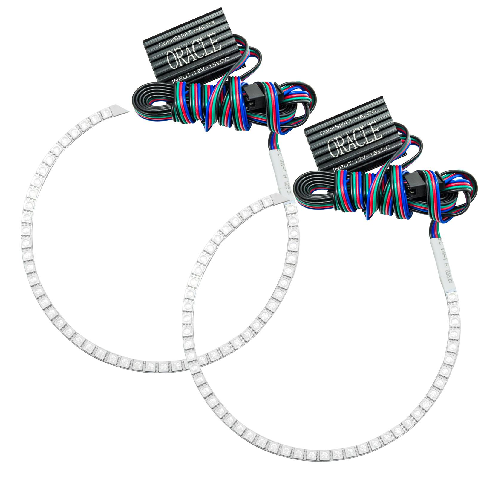 Oracle Lighting 3992-334 2001-2004 Toyota Tacoma LED Headlight Halo Kit - ColorSHIFT - w/No Controller