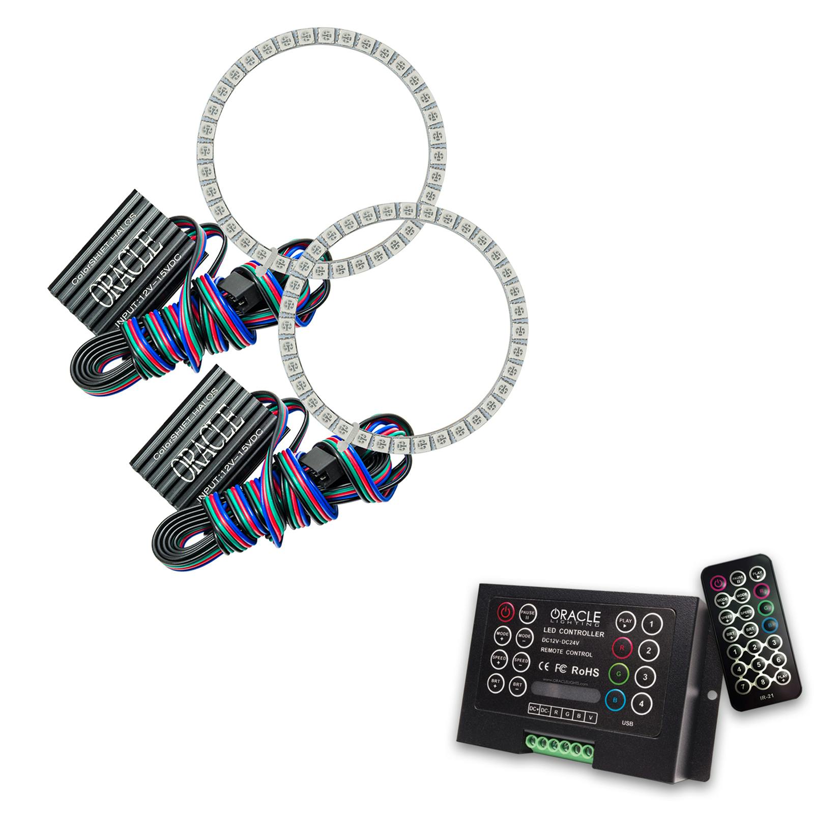 Oracle Lighting 3994-333 2014-2018 Toyota 4Runner LED Headlight Halo Kit - ColorSHIFT - w/2.0 Controller