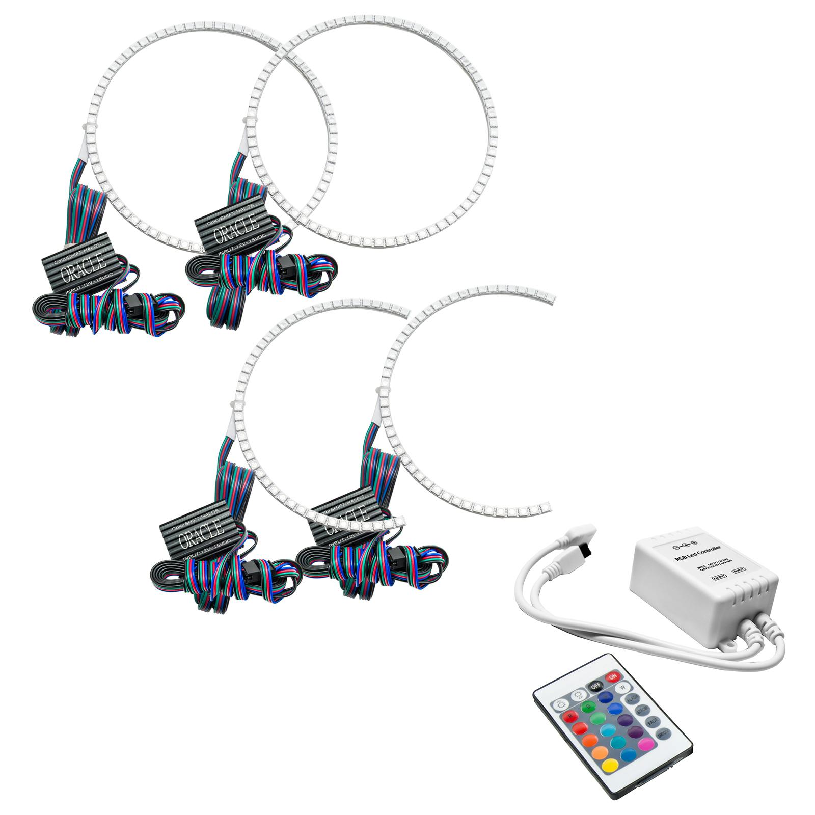 Oracle Lighting 3998-504 2005-2007 Dodge Dakota HL Halo - CS - w/Simple Ctrl