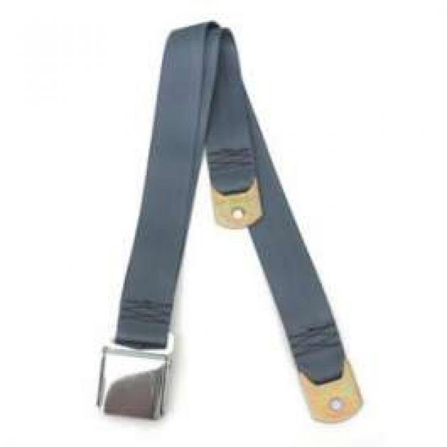 Seatbelt Solutions Chevy 1955-1957Universal Lap Belt, 60" with Chrome Lift Latch 1800604002 | Blue