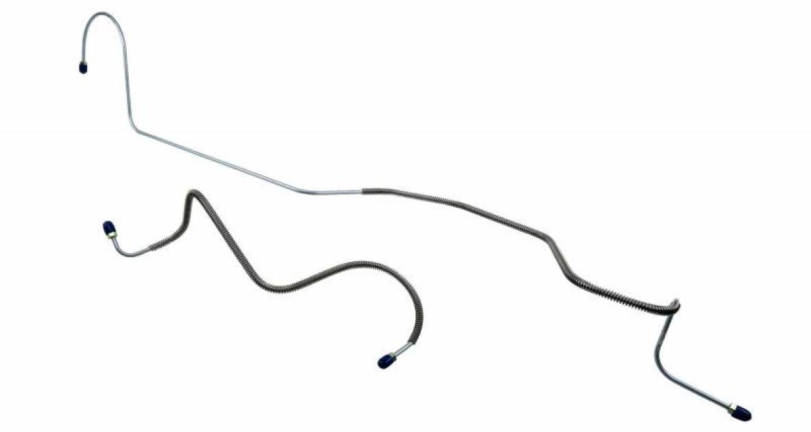 Shafers Classic Reproductions 1955-1957 Chevrolet Full Size Rear End Housing Brake Line, Stainless Steel HBL004S