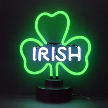 Neonetics 4IRISH Irish Shamrock Neon Sculpture