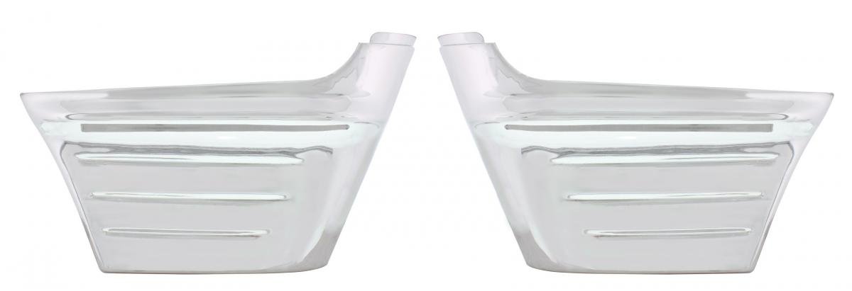 United Pacific Wrap-A-Round Chrome Front Fender For 1956 Chevy Passenger Car (Pair) C5612