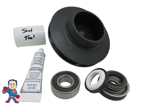 4HP Impeller Bearing Seal Kit WUA400 LX400 Intertek 56FR Repair Kit with Installation Guide