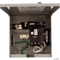50A GFCI Load Center Disconnect Box 115V 230V DPST 50A U4881-O-50GB