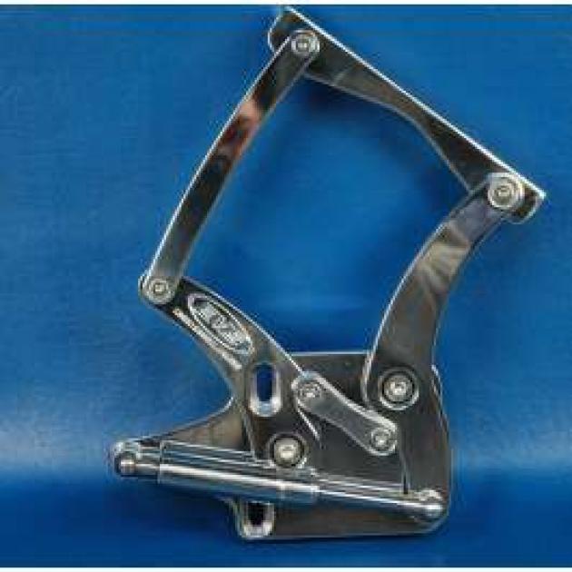Ford Comet Billet Aluminum Hood Hinges, Polished Finish, 1964-1965