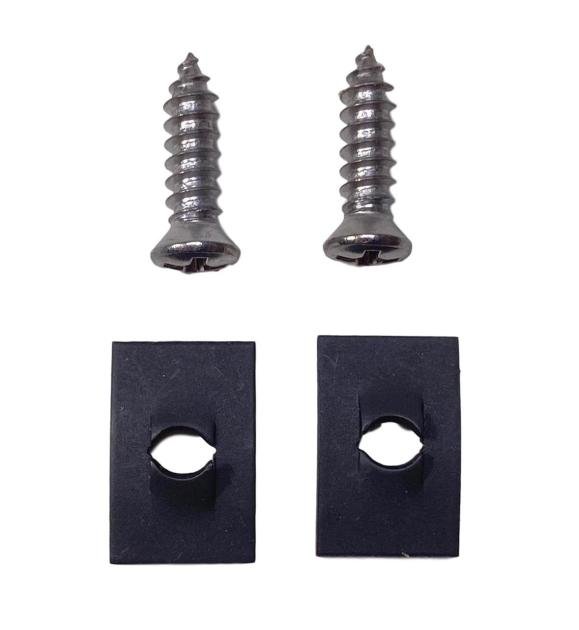 Redline Restomotive 1957 Chevy Tri-Five License Light Housing Screw & Hardware Set