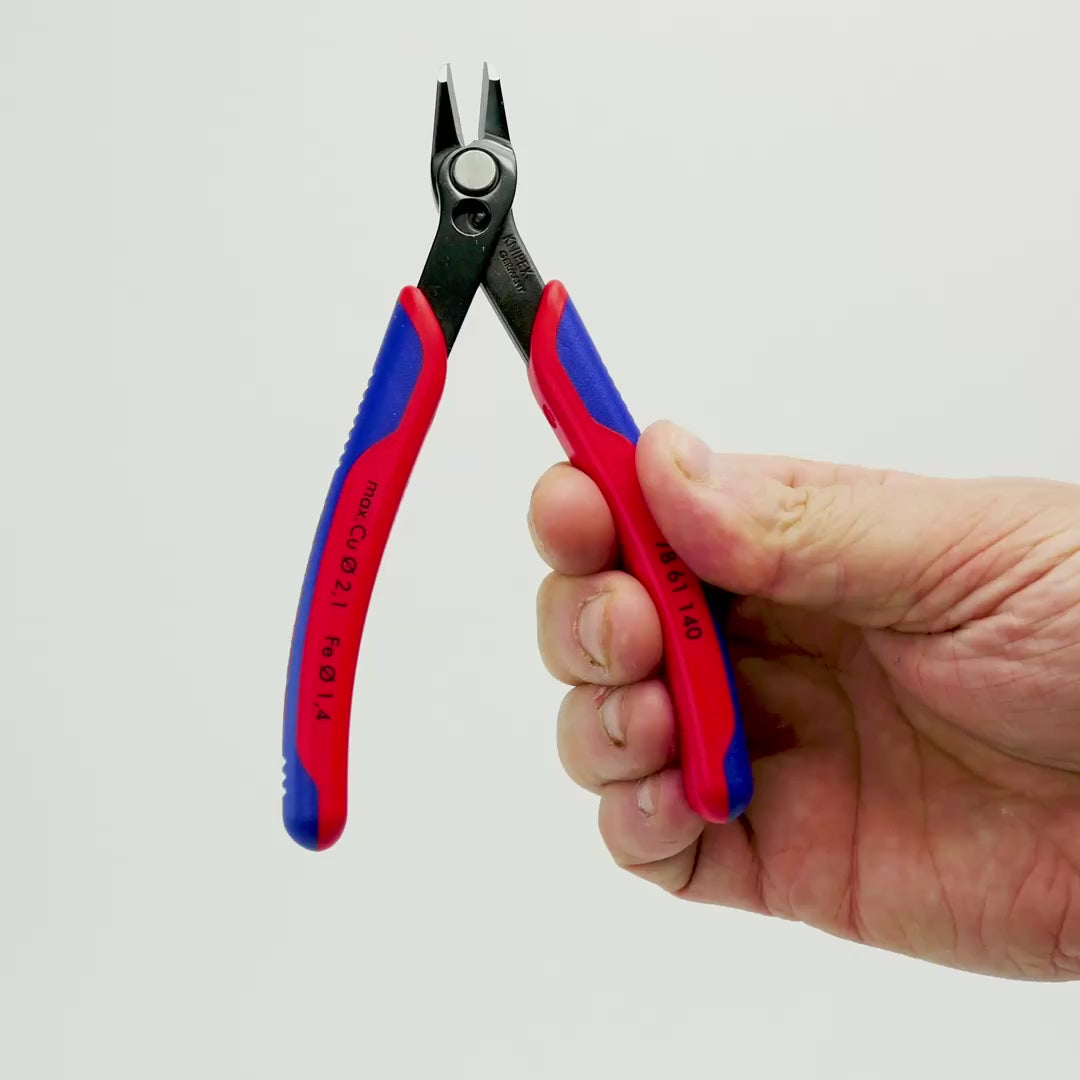 Knipex 5.5" Electronic Super Knips XL - MultiGrip, Burnished