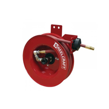 Reelcraft 5650 OLPSMR Premium Duty Side Mount Hose Reel, 3/8" x 50', 300 Psi, Air/Water Hose Included