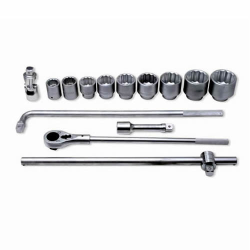 1in. dr.12pt.Socket Set36to 75 MM 14pc, 57106