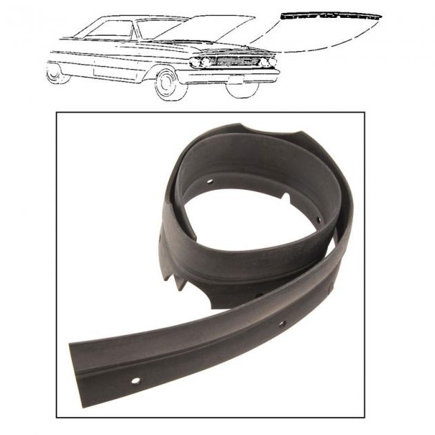 Dennis Carpenter Radiator Support Seal - 1964 Ford Car C4AZ-16238-A