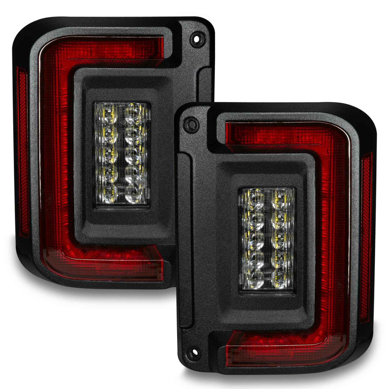 Oracle Lighting 5891-504 Flush Mount LED Tail Lights for Jeep Wrangler JK - Standard Lens
