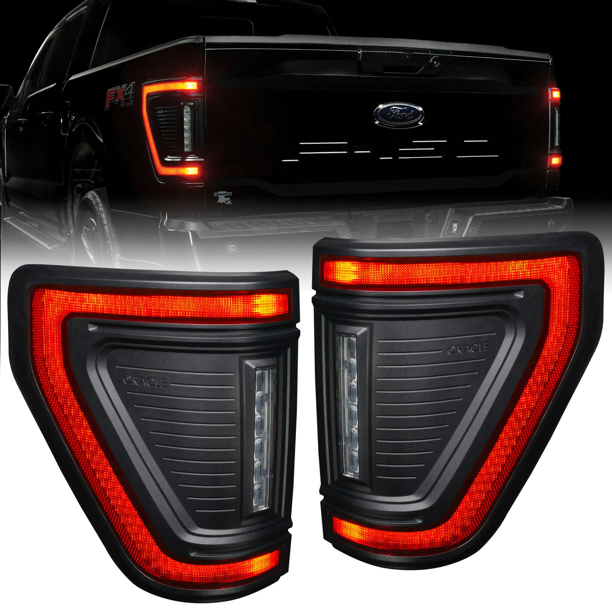 Oracle Lighting 5910-504 Flush Style LED Tail Lights for 2021-2025 Ford F-150 - Standard Lens