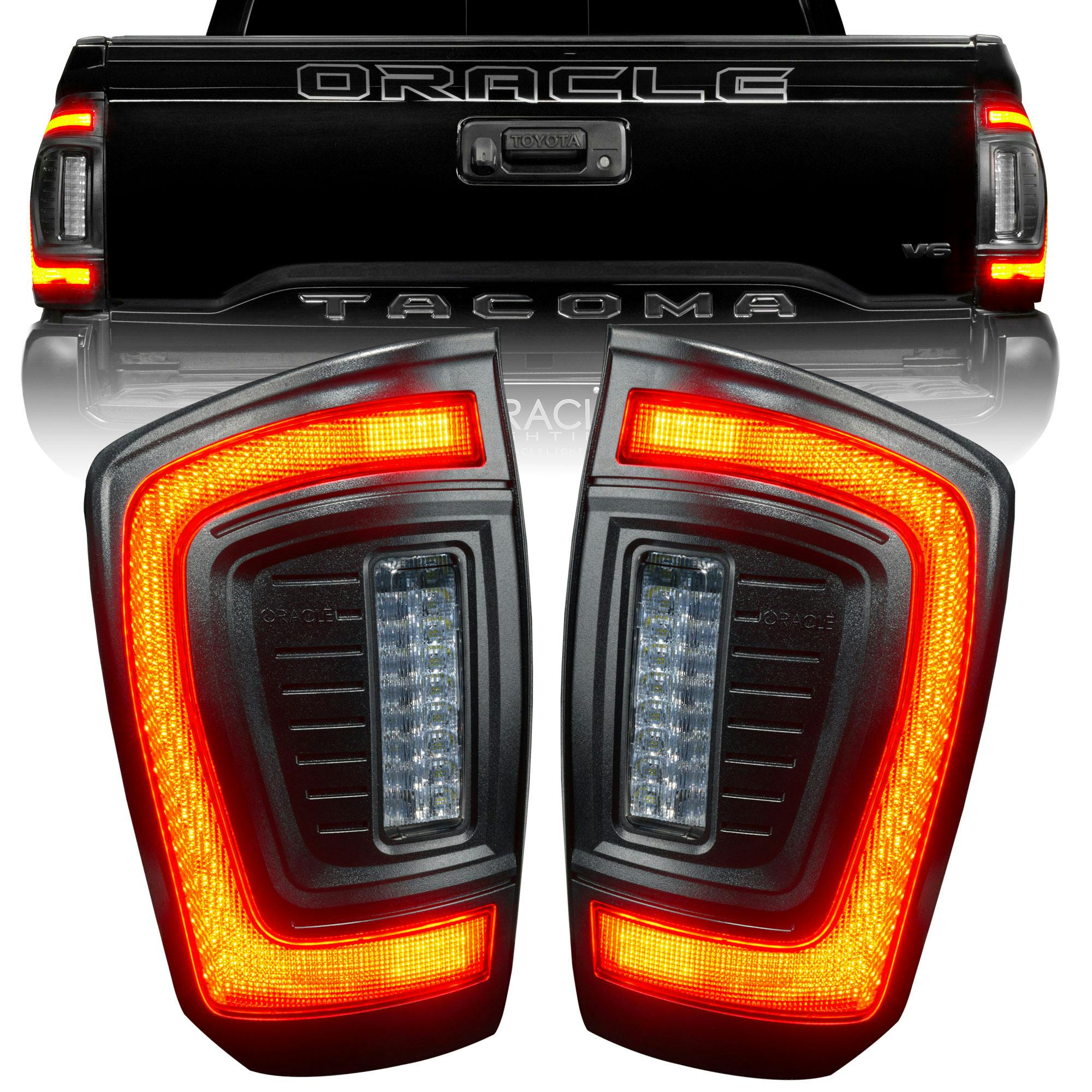 Oracle Lighting 5911-504 Flush Style LED Tail Lights for 2016-2023 Gen 3 Toyota Tacoma - Standard Lens