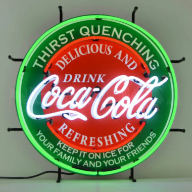 Neonetics 5CCGRN Coca-Cola Evergreen Neon Sign