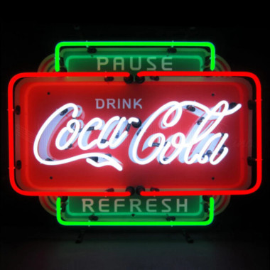 Neonetics 5CCPRF Coca-Cola Pause Refresh Neon Sign