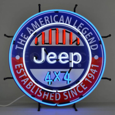 Neonetics 5JEEPA Jeep 4X4 The American Legend Neon Sign