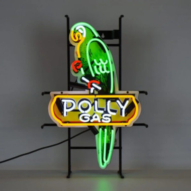 Neonetics 5POLLY Gas - Shaped Polly Gas Neon Sign With Backing
