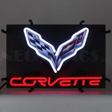 Neonetics 5SMC7J Corvette C7 Junior Neon Sign With Backing